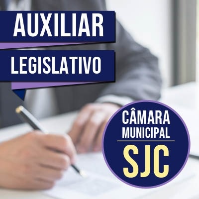 Concurso Auxiliar Legislativo da Câmara de São José | Vunesp 2022