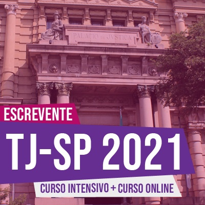 Concurso Escrevente TJSP 2021 | COMBO Curso Online + Teoria e Testes ao Vivo