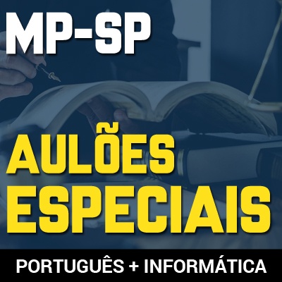Oficial de Promotoria MPSP FGV | Aulões Especiais de Informática e Língua Portuguesa