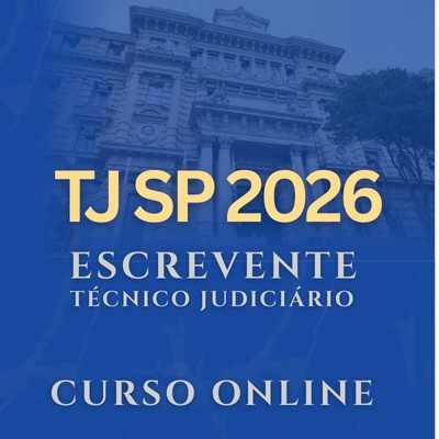 Concurso Escrevente TJSP 2026 | Curso Teórico