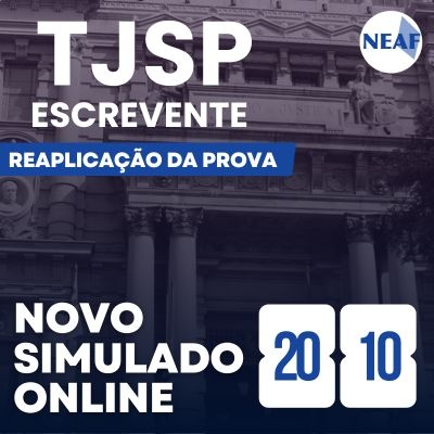 Concurso Escrevente TJ SP 2024 | Simulado Online 20/10