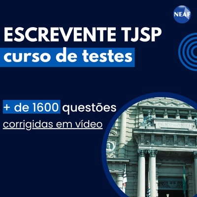 Concurso Escrevente TJSP 2025 | Curso de Testes