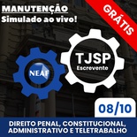 Concurso Escrevente TJSP 2025 | Manutenção 08/10