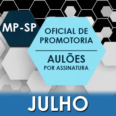Assinatura de Aulões para Concurso MPSP Vunesp 2022 - Julho