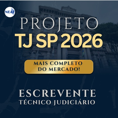 Projeto Escrevente TJSP 2026