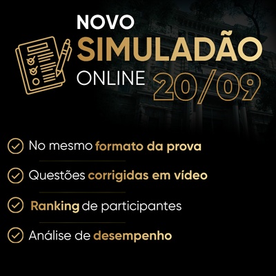 Concurso Escrevente TJSP 2026 | Simulado Online 20/09