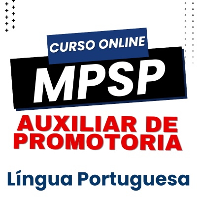 Auxiliar de Promotoria MPSP 2025 | Língua Portuguesa