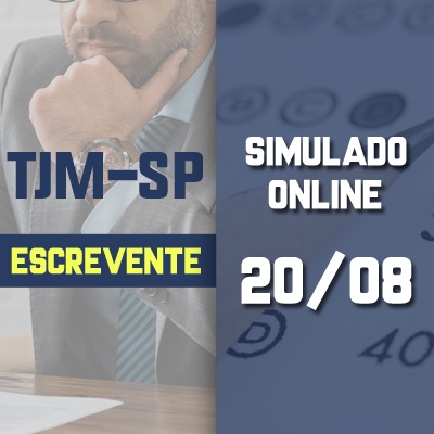 Concurso Escrevente TJM SP 2023 | Simuladão Online
