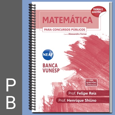 Matemática para Concursos Públicos Vunesp