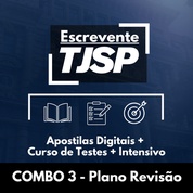 Concurso Escrevente TJSP 2025 | Combo 3 - Plano Revisão