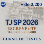 Concurso Escrevente TJSP 2026 | Curso de Testes