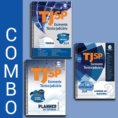 Concurso Escrevente TJ SP 2024 | Combo de Apostilas