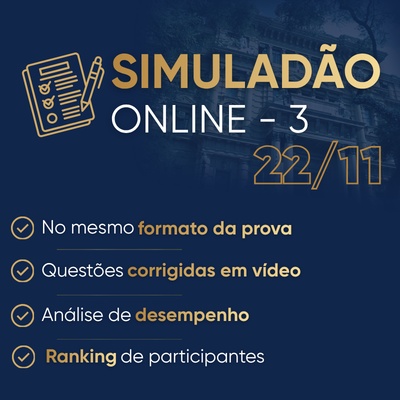 Concurso Escrevente TJSP 2026 | Simulado Online 22/11