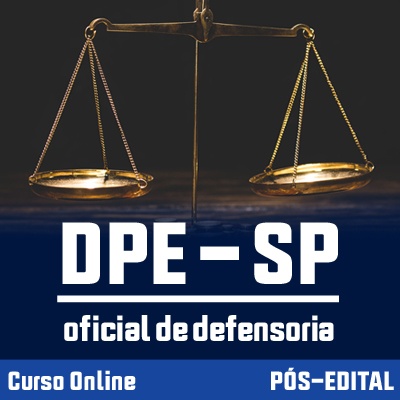 DPE SP Oficial de Defensoria Concurso 2023 VUNESP | Curso Online