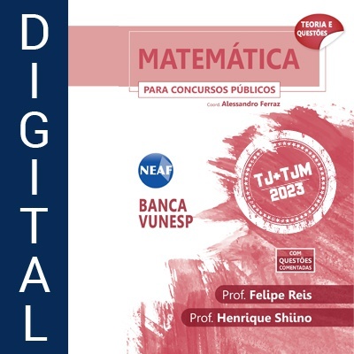 Matemática para Concursos Públicos Vunesp - Digital