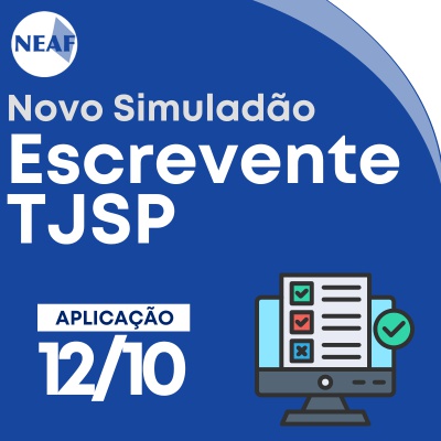 Concurso Escrevente TJSP 2025 | Simulado Online 2 (Pós-Edital)