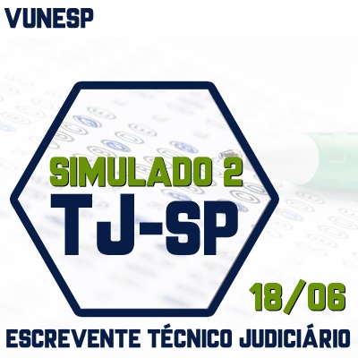 Concurso Escrevente TJ SP 2023 | Simulado 2