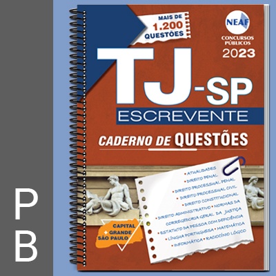 Caderno de Questões | TJ-SP Escrevente Técnico Judiciário 2023
