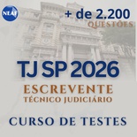 Concurso Escrevente TJSP 2026 | Curso de Testes
