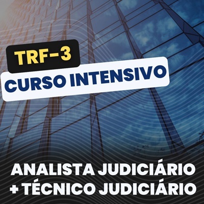 TRF3 - Combo Analista + Técnico Judiciários – Área Judiciária 2024
