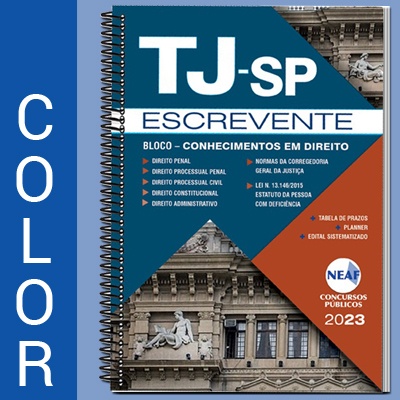 Apostila TJ-SP Escrevente Técnico Judiciário (Colorida)