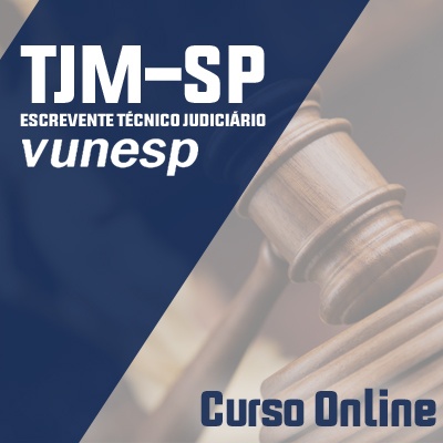Concurso Escrevente TJM SP 2023 | Curso Online