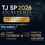 Projeto Escrevente TJSP 2026