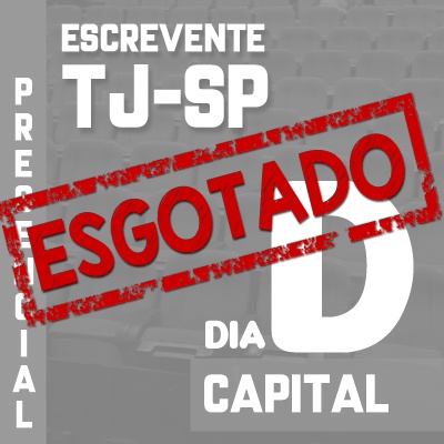 Concurso Escrevente TJ SP 2023 | Dia D (Presencial)