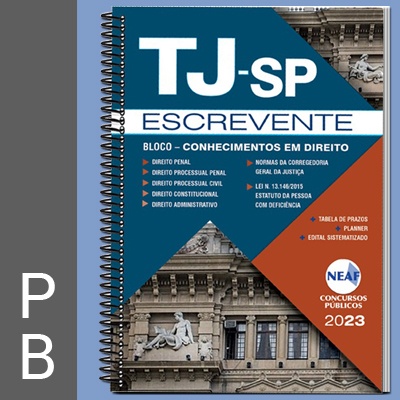 Apostila TJ-SP Escrevente Técnico Judiciário (P&B)
